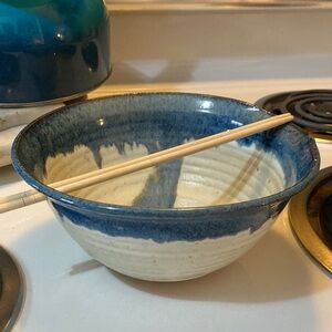 Earthenware Noodle Bowl handmade